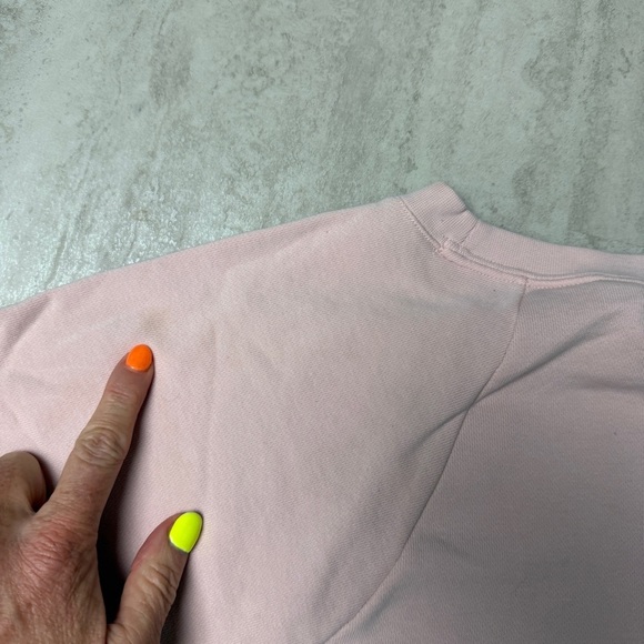 Nike Pink Boxy Crop Sweatshirt - Picture 9 of 11
